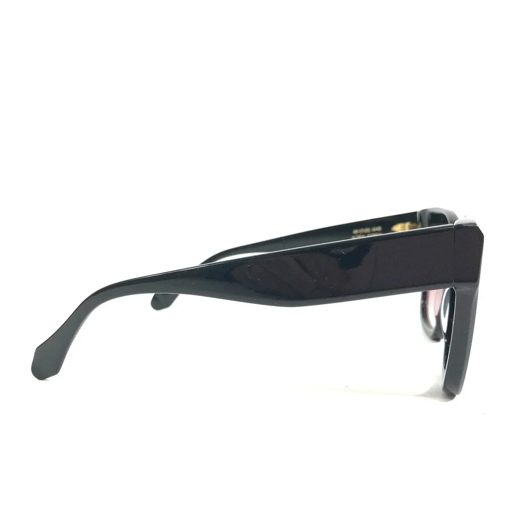 Gigi Studios Sunglasses ALTEA 6789/1 Shiny Black Frames with Red Gradient Lenses